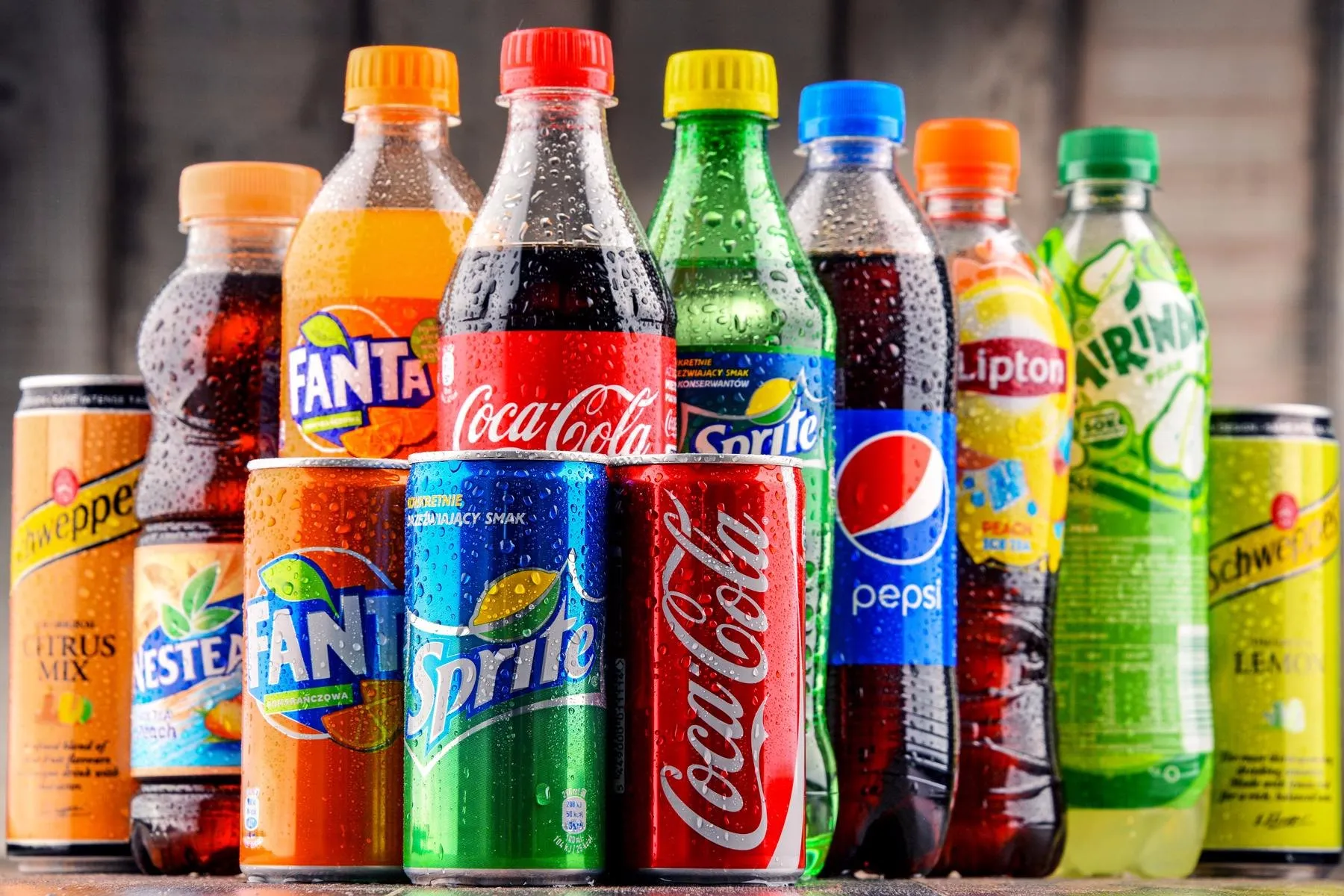 Soft drink cans